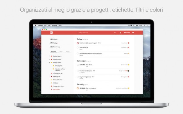 Todoist si aggiorna con diverse novità