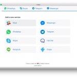 Franz: app gratuita con cui utilizzare WhatsApp, Telegram, Skype, Facebook Messenger su Mac