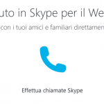 Microsoft aggiorna Skype Web