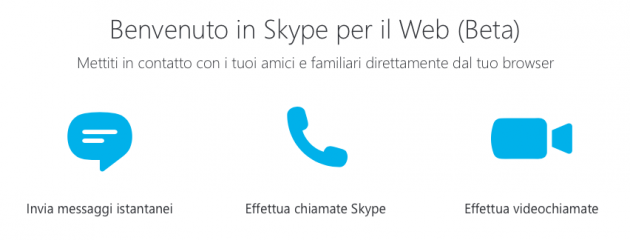 Microsoft aggiorna Skype Web