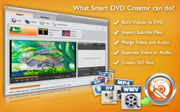Smart DVD Creator Mac pic0