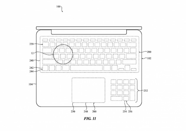 Apple brevetta la tastiera senza tasti e con Force Touch