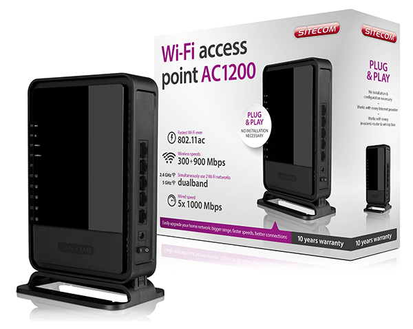 Da Sitecom arriva il nuovo Wi-Fi Dual-Band Access Point