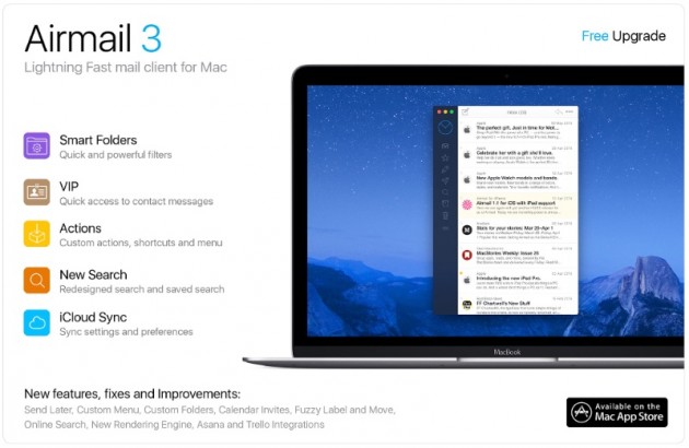 Disponibile Airmail 3 per Mac