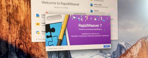 RapidWeaver 7: nuova versione della famosa app per creare siti web