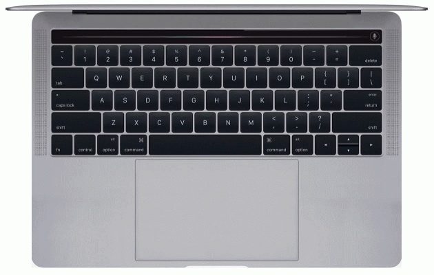 siri touchpad oled macbookpro