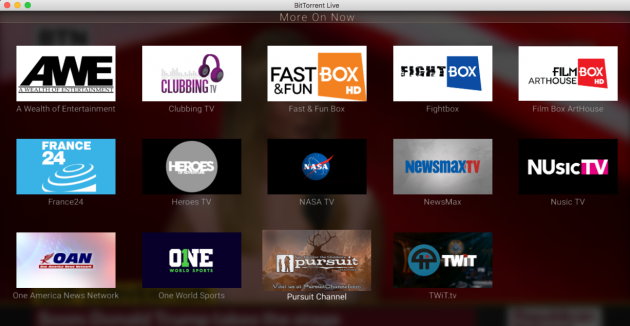 BitTorrent Live è disponibile su Mac