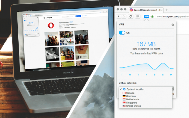 Opera 40 integra la VPN per tutti gli utenti