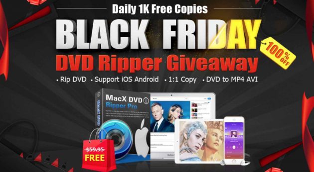 Black Friday Giveaway: Digiarty regala MacX DVD Ripper