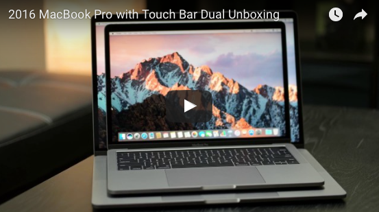 Un nuovo video mostra l’unboxing contemporaneo di un MacBook Pro da 13 e da 15 pollici
