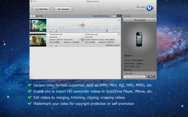 Video Converter – Tenorshare: convertitore video compatibile con moltissimi formati