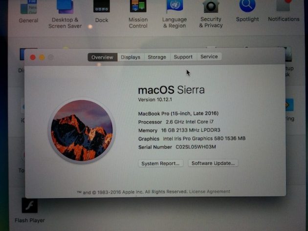 Alcuni MacBook Pro segnalano una scheda video errata nelle informazioni di sistema