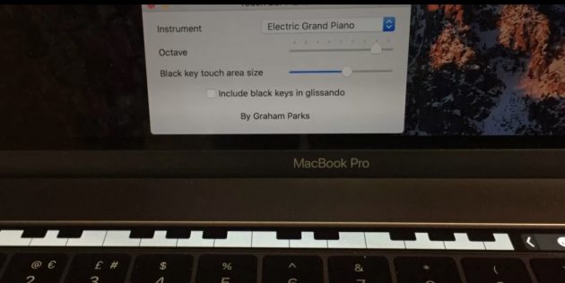 Touch Bar Piano Mac