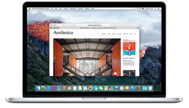 Apple rilascia Safari Technology Preview 22