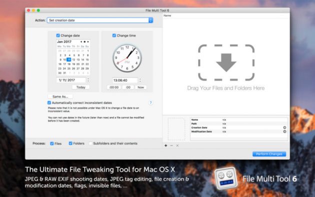 File Multi Tool 6: modificare i dati EXIF delle immagini