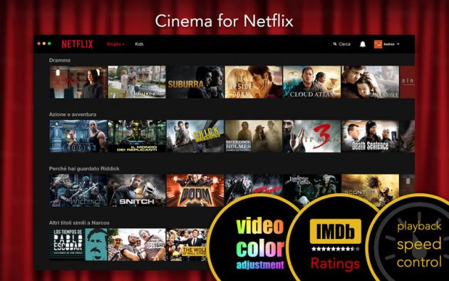 Cinema per Netflix: le tue serie TV preferite le guardi anche su Mac