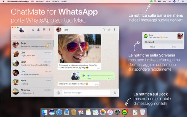 ChatMate: alternativa a WhatsApp Desktop per Mac