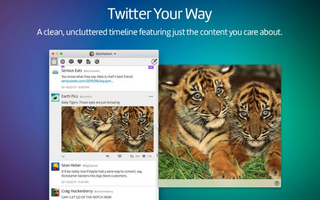 Tante novità per Twitterrific 5