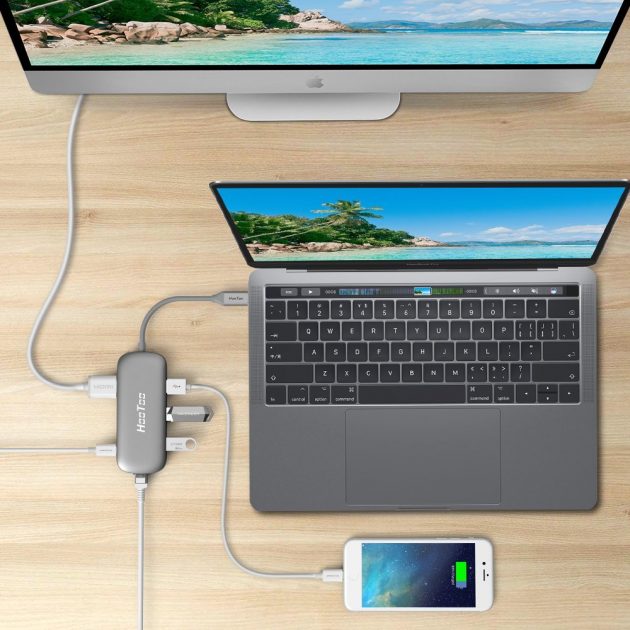 HooToo propone l’hub USB-C con porte USB, Ethernet e HDMI