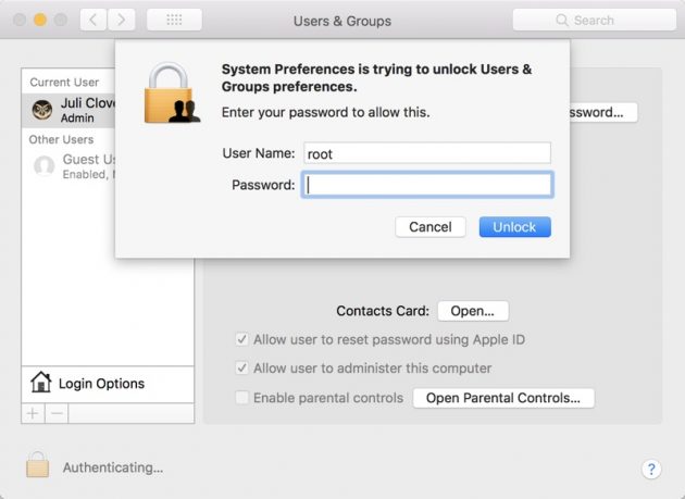Apple rilascia un update di macOS High Sierra per risolvere la vulnerabilità root [AGGIORNATO]