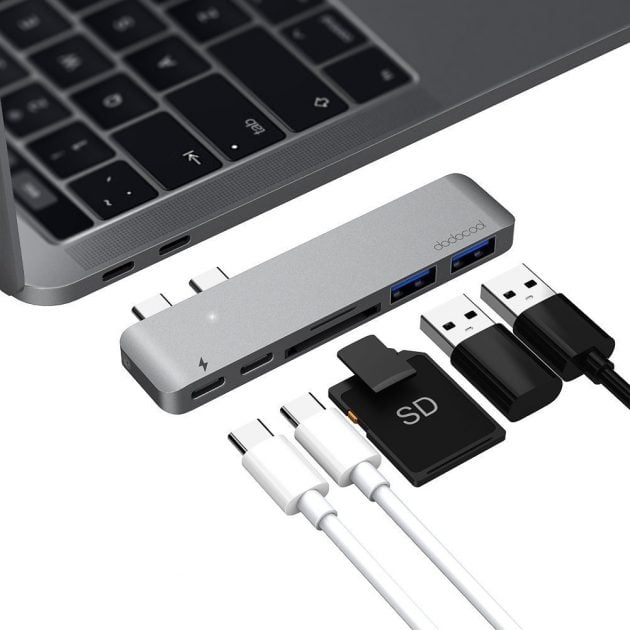 Da dodocool uno splendido doppio hub USB-C 6-in-1 con lettore SD card