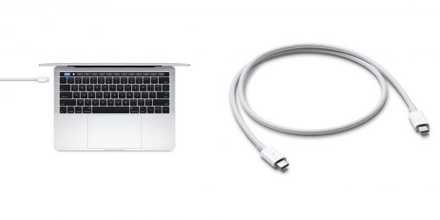 Apple, ora in vendita il cavo Thunderbolt 3 proprietario da 0.8 metri