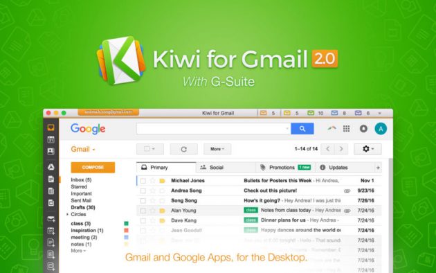 Kiwi for Gmail: client di posta elettronica gratis per poco tempo
