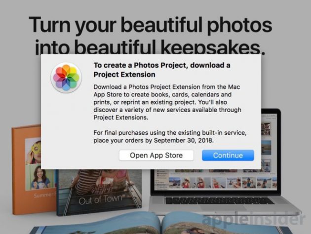 Apple sospenderà il servizio di stampa fotografica dall’app Foto su Mac
