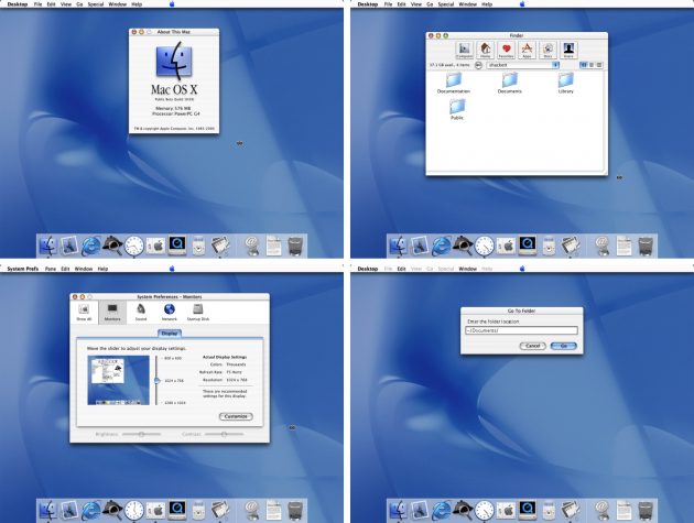 18 anni di macOS in 1500 screenshot!