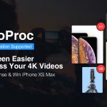 VideoProc: elaborazione video e iPhone XS Max in palio