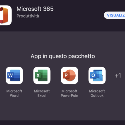 Microsoft Office 365 è ora disponibile su Mac App Store