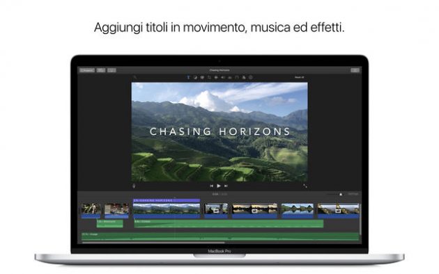 Apple aggiorna iMovie, Motion e Compressor