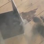 MacBook Pro a fuoco dopo l’esplosione della batteria