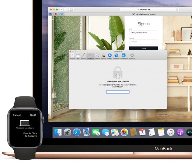 Con Apple Watch puoi effettuare più operazioni su macOS Catalina