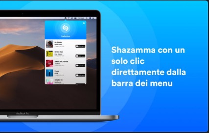 Apple aggiorna Shazam per Mac con i comandi rapidi