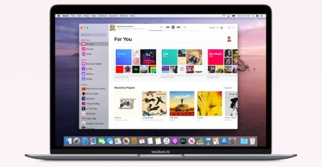 Ecco la nuova app Musica di macOS Catalina