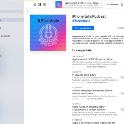 Come usare l’app Podcast su Mac