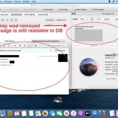 Mail su macOS mostra in chiaro i messaggi crittografati