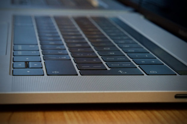 MacBook Pro 16 pollici - tastiera 1
