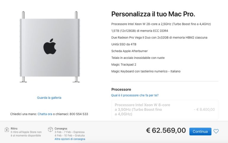 mac pro costoso