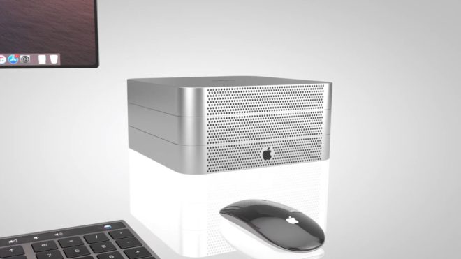 Il concept del Mac Mini Pro modulare