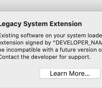 Apple inizierà a deprecare le estensioni del kernel su macOS
