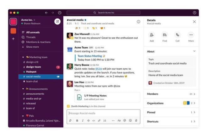 Slack aggiorna l’app desktop con diverse migliorie