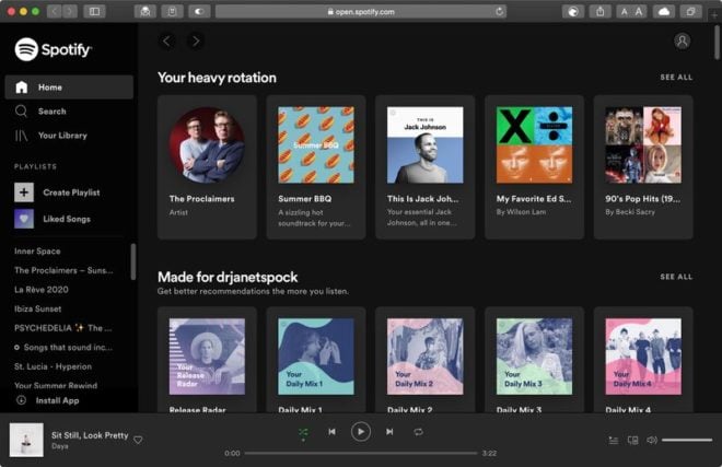 Spotify Web Player: ripristinato il supporto a Safari