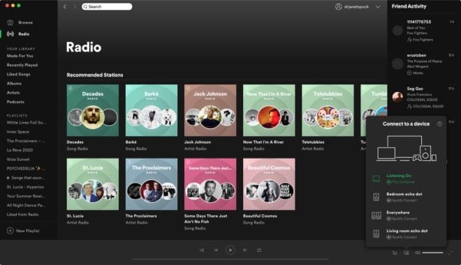 Spotify per Mac supporta lo stream su Chromecast