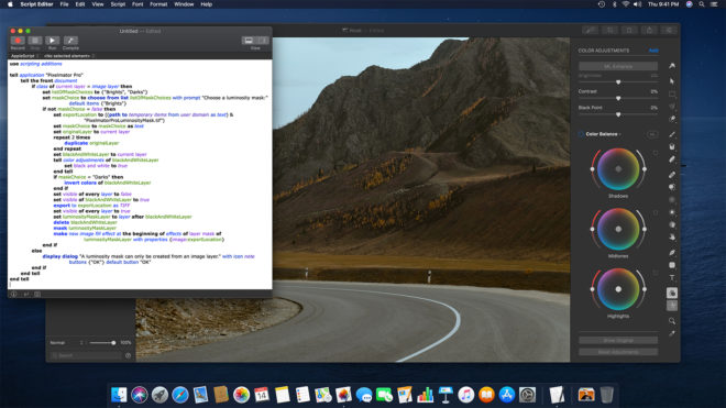 Pixelmator Pro introduce il supporto AppleScript