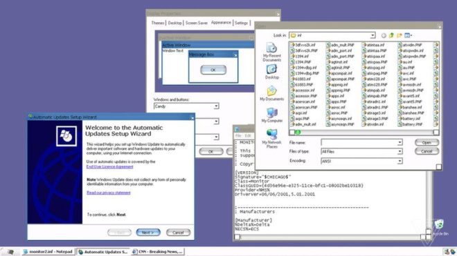 Microsoft aveva creato un’interfaccia di Windows XP simile a Mac OS X