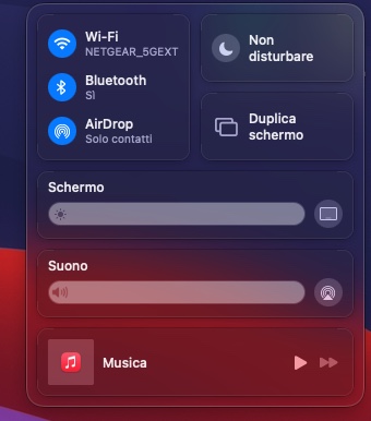 Come usare il nuovo Centro di Controllo su macOS Big Sur