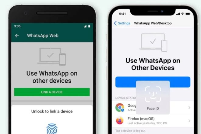 Come attivare WhatsApp su Mac tramite iPhone con Face ID o Touch ID