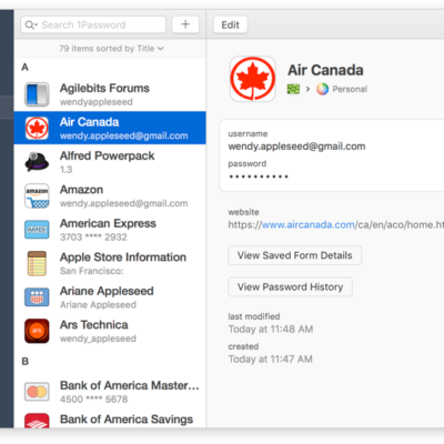 1Password si aggiorna con il supporto ai chip M1